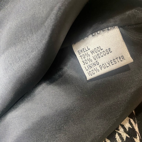 Talbots Petites Houndstooth Sleeveless Dress Size 2P - Picture 7 of 9